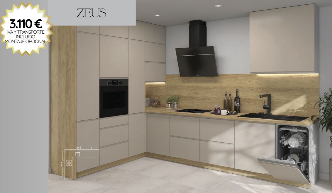 Cocinas – Diferentes acabados disponibles, personalizable a tu espacio