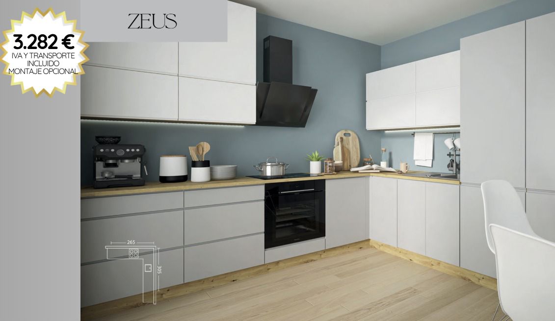 Cocinas – Diferentes acabados disponibles, personalizable a tu espacio