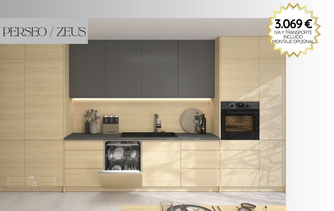 Cocinas – Diferentes acabados disponibles, personalizable a tu espacio
