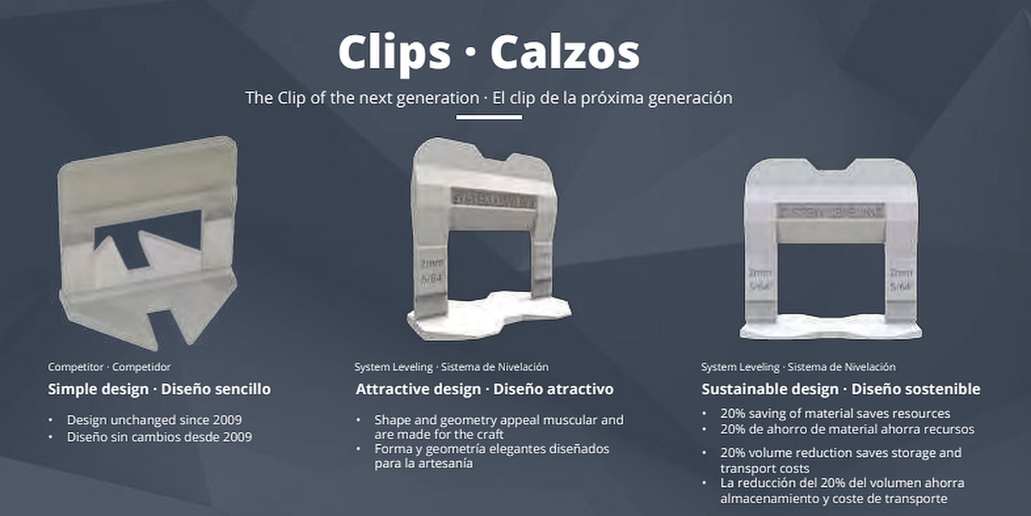 Clips Niveladores XL – Sistema de Nivelación Profesional | Bolsa de 100 unidades