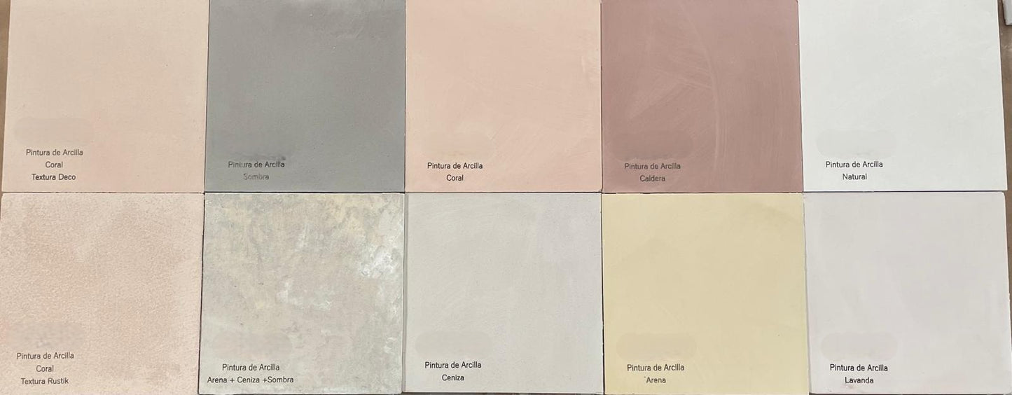 Pintura de arcilla natural para interior 10kg – Ecológica, transpirable y sin COVs