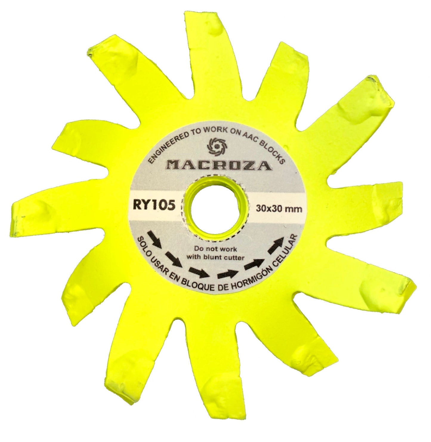 Fresa Macroza RY 105 (30 × 30 mm) - Compatible con M90, M95 Y SC300 PRO