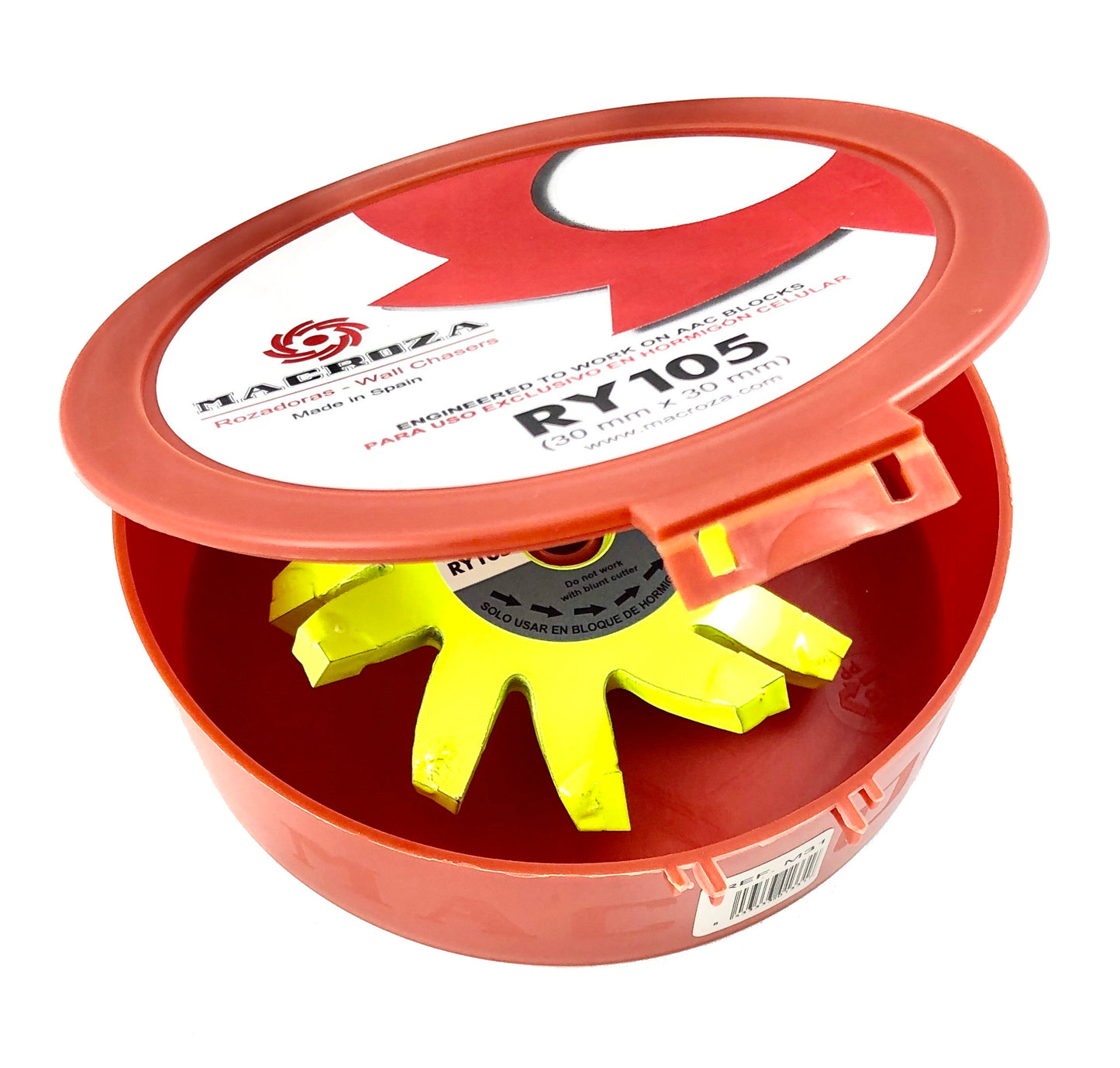 Fresa Macroza RY 105 (30 × 30 mm) - Compatible con M90, M95 Y SC300 PRO
