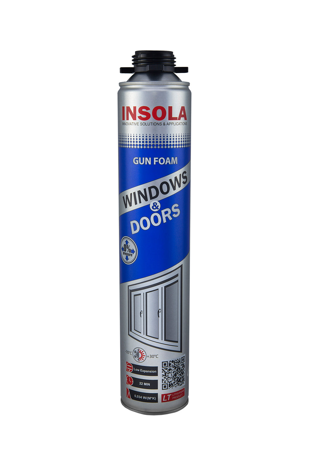 Spray de espuma para pistola de montaje para sellado profesional de ventanas y puertas