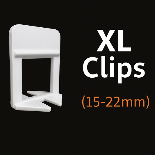 Clips Niveladores XL – Sistema de Nivelación Profesional | Bolsa de 100 unidades