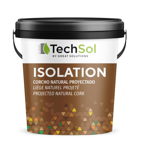 ISOLATION FINISH – Membrana de corcho natural para aislamiento – Aplicación con rodillo