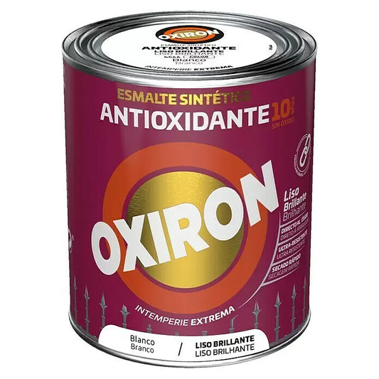 Esmalte Oxiron Liso Blanco 750 ml – Secado Rápido