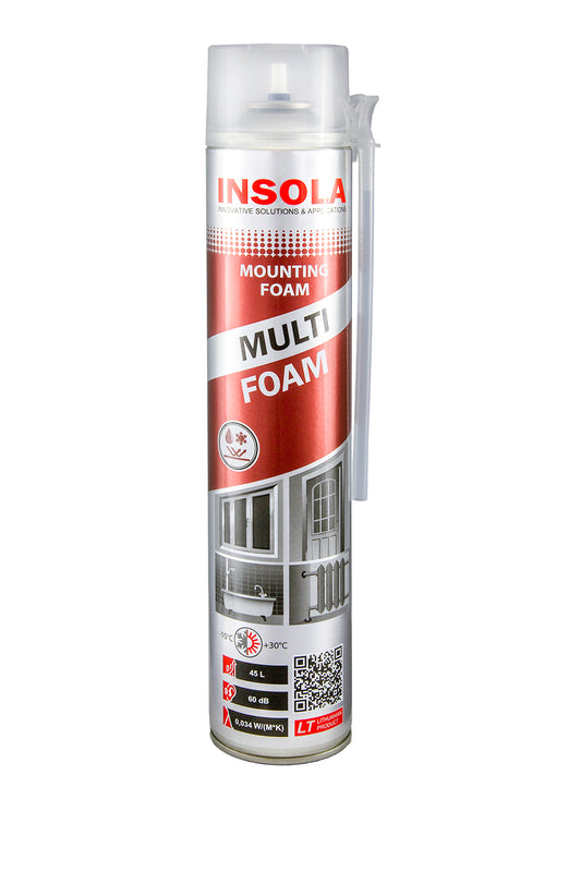 Spray de espuma de montaje multipropósito para sellado y aislamiento