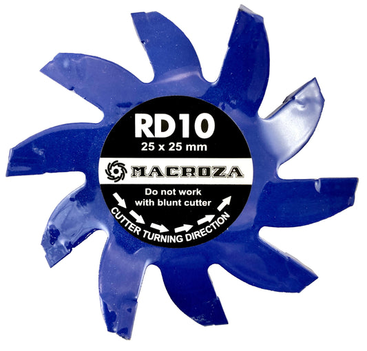 Fresa Macroza RD 10 (25 × 25 mm) - Compatible con M90, M95 Y SC300 PRO