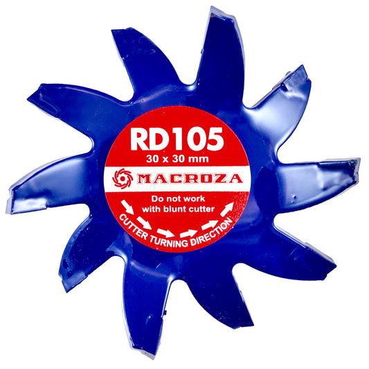 Fresa Macroza RD 105 (30 × 30 mm) - Compatible con M90, M95 Y SC300 PRO