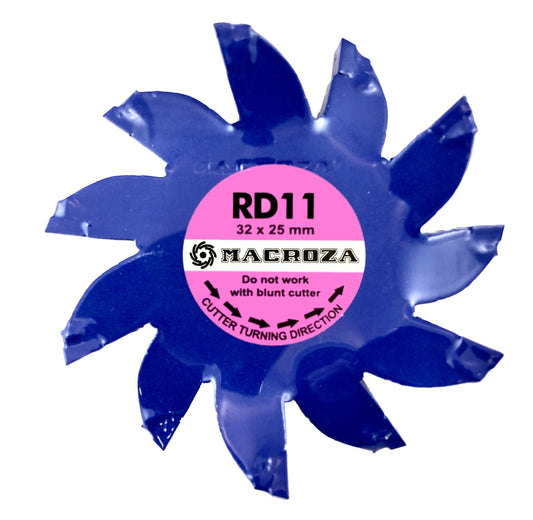 Fresa Macroza RD 11 (25 × 35 mm) - Compatible con M90, M95 Y SC300 PRO