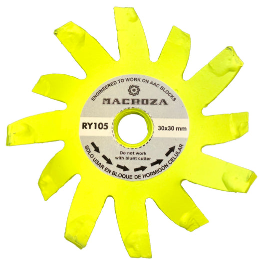 Fresa Macroza RY 105 (30 × 30 mm) - Compatible con M90, M95 Y SC300 PRO