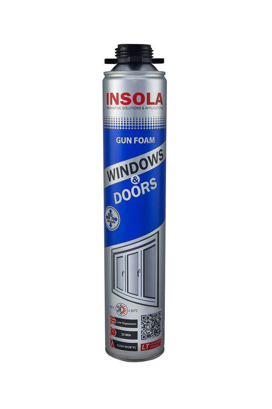 Spray de espuma para pistola de montaje para sellado profesional de ventanas y puertas
